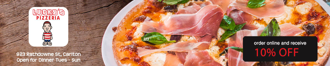 Lucky's Pizzeria (Carlton) Official Website (Order Online)